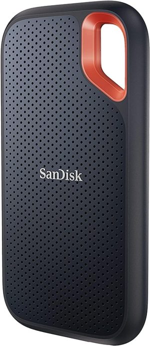 Unità esterna SanDisk 4TB Extreme Portable SSD, fino a 1050 MB/s in lettura, 1.000MB/s in scrittura, SSD esterna, USB-C, unità a stato solido, IP65